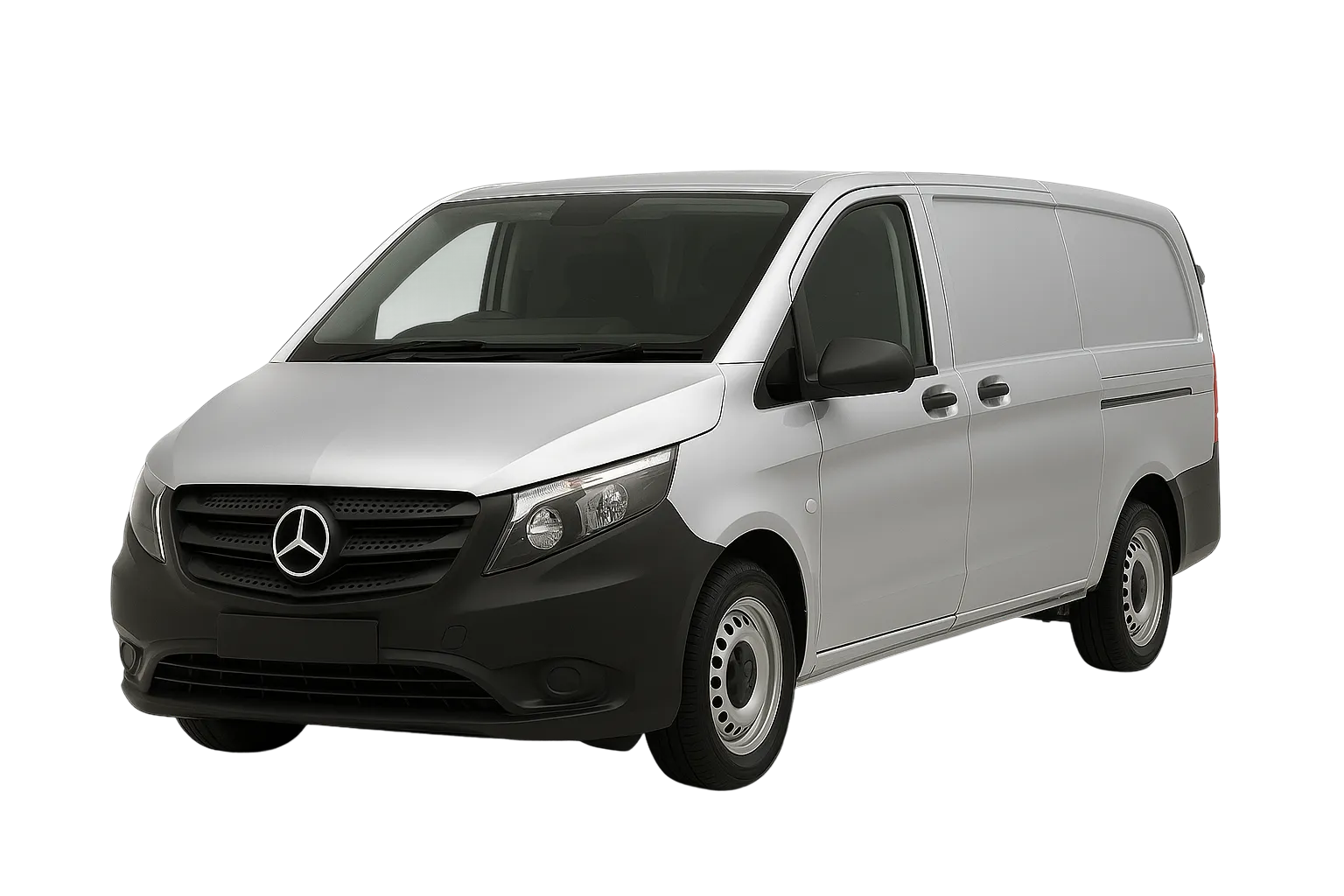 Véhicule mercedes class V Van Gris pour option bagage supplémentaire